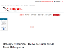 Tablet Screenshot of corail-helicopteres.com